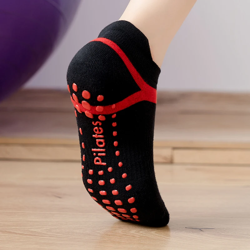 2021 Women Anti-slip Yoga Socks Ladies Fitness Pilates Socks for Women Professional Dance Pilates Ballet Cotton Socks for Gym