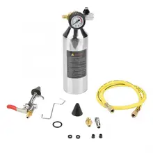 Пистолет для очистки заподлицо 1Л система кондиционера Набор для пистолета для r12, r134a, r404 и r22 a/c