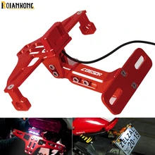 Мотоциклетный регулируемый кронштейн номерной знак держатель рамка номерной знак для Honda CB650R CB 650R