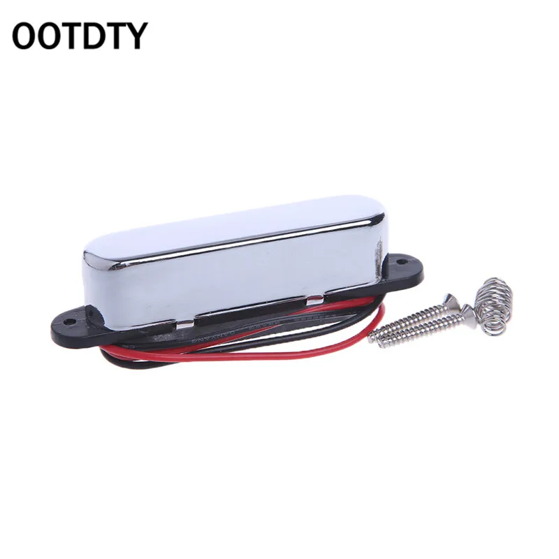 

OOTDTY Chrome Electric Guitar Strings Tele Neck Pickup Fende Tele caster Black