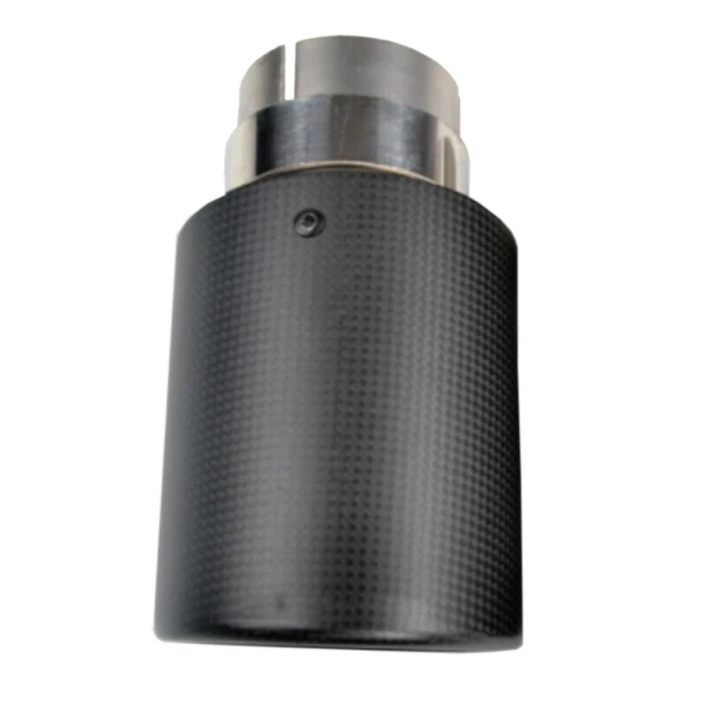 

For Muffler Tube Liner Accessories Carbon Fiber Auto Outlet Straight Universal Systems Styling Modified Tail End Exhaust Tip Car