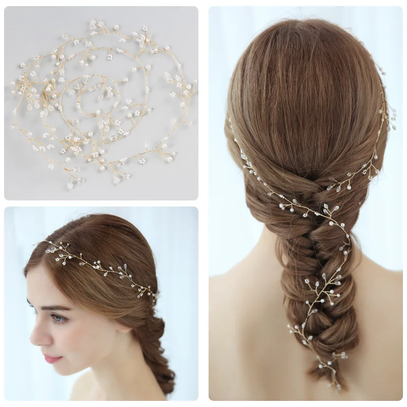 

D2182 NPASON Bride Headwear Crystal Measly Marry Hair Band Wedding Dress Accessories 2019 Ornaments