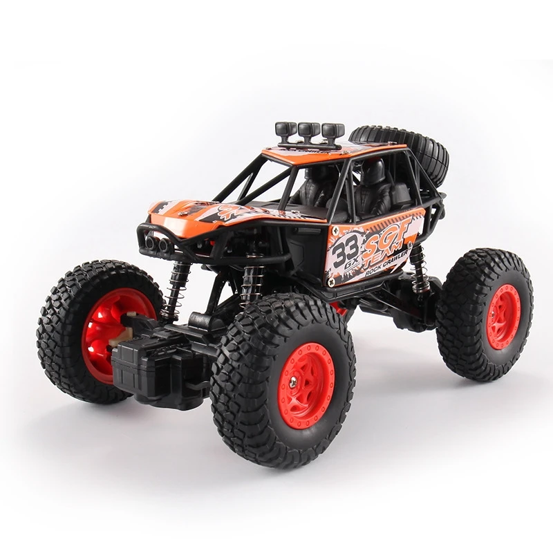Радиоуправляемая машина 1/20 4Wd с дистанционным управлением, высокоскоростная машина 2,4 ГГц, электрические радиоуправляемые игрушки, монстр-Трак, багги, внедорожные игрушки, детские подарки - Цвет: Orange