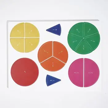 

51pcs/set Magnetic Math Fraction Counting Toy Montessori Children Early Education Toy Fraction Counting Mathematics Learning Toy