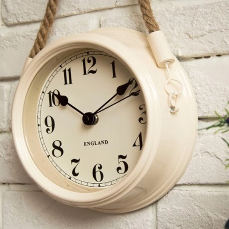 

EASY-Nordic Modern Minimalist Clocks Wall Clock Living Room Wrought Iron Metal Clocks Creative Quartz Clock Personality