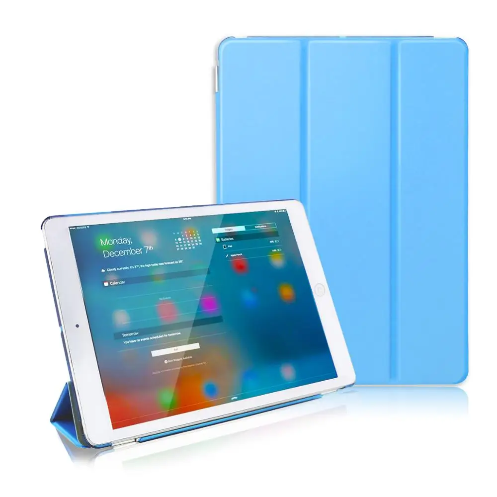 Blue Ультратонкий смарт-чехол для iPad 2/3/4 9," A1395 A1396 A1397 A1416 A1430 A1403 A1458 A1459 A1460 на магните с подставкой Чехол - Цвет: Blue