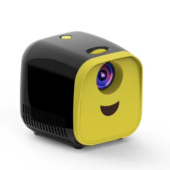 

2019 New L1 Mini projector 1080P HD Ultra portable projector with LED conference system black color