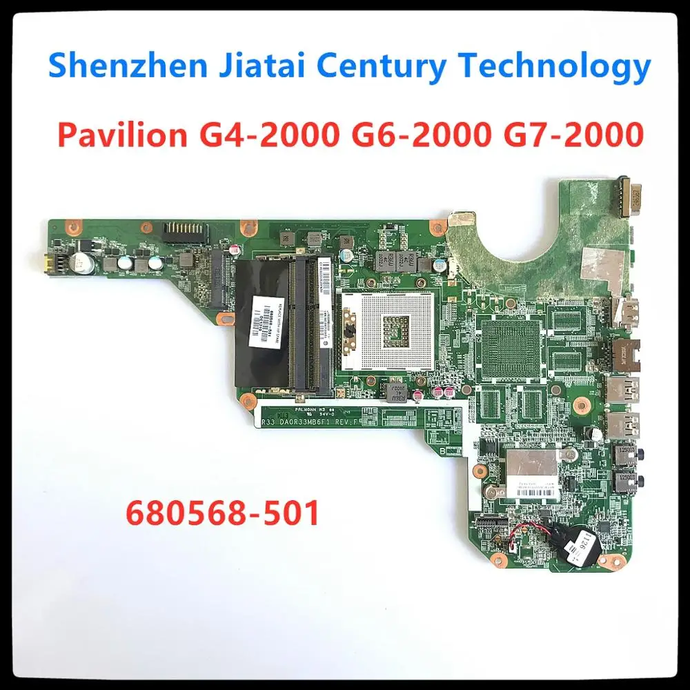 680568 001 501 Материнская плата для ноутбука HP Pavilion G4 G6 G7 2000 материнская DA0R33MB6E0 DA0R33MB6F1