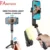 FANGTUOSI Беспроводной Bluetooth Ручной Карданный Стабилизатор Мобильный Телефон Selfie Stick штатив с заполняющим светом затвора для IOS Android