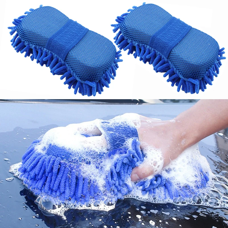 1/2Pcs Coral Sponge Car Washer Cleaning Care Detailing Brushes Washing Auto Gloves Styling Supplies | Автомобили и мотоциклы