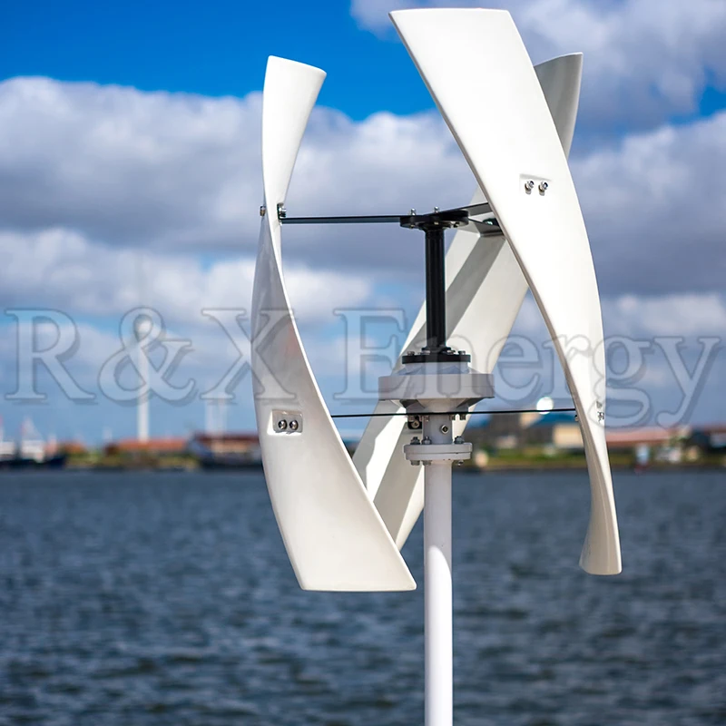 Новинка 400 Вт ветряная турбина генератор энергии белый вертикальный Maglev ветряная мельница без сердечника тихий свободный контроллер для домашнего использования лодки