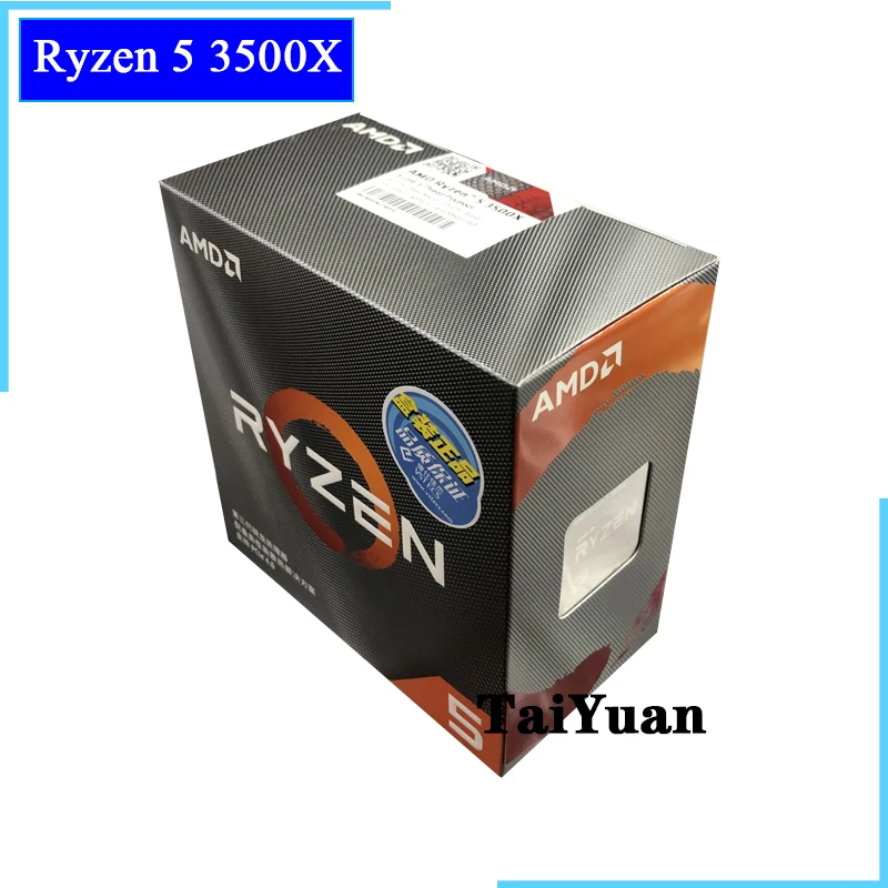 Amd Ryzen 5 3500x R5 3500x 3 6 Ghz Six Core Six Thread Cpu Processor 7nm 65w L3 32m 100 Socket Am4 New And Have Fan Cpus Aliexpress
