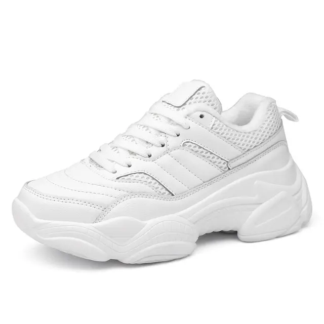 platform white runners