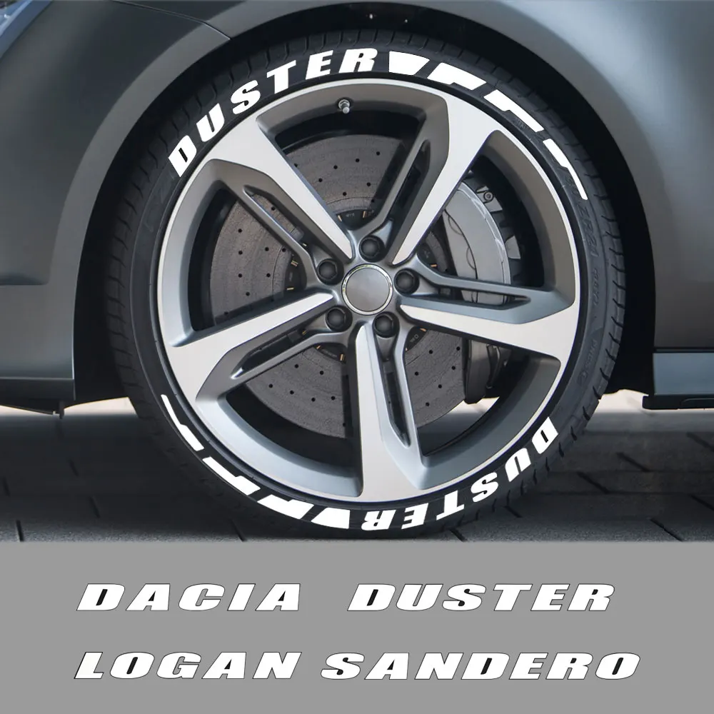 3D резиновая Автомобильная наклейка для Dacia Duster 1 0 Tce Turbo LPG Logan 4 6 мпай Dci Mcv Sandero R4 Xplore
