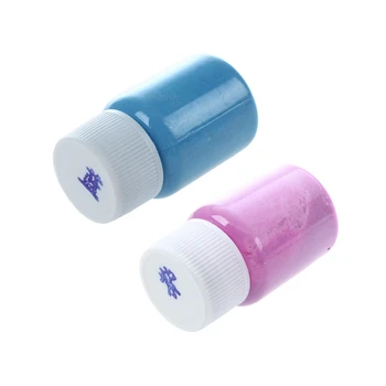 

2 Bottle 20G Glow in the Dark Acrylic Luminous Paint Bright Pigment Party Decoration DIY, 1 Bottle Blue & 1 Bottle Purple
