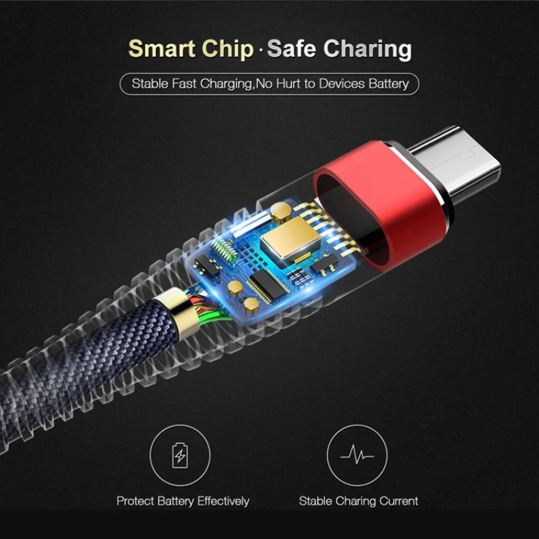 2.4A type C mi cro USB кабель для быстрой зарядки для samsung S10 9 8 7 huawei Xiaomi mi 9 redmi k20 мобильный кабель для зарядки телефона