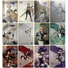

Anime cards Genshin Impact Vision Collector's Edition Collection Card Child Toys Favorite Cards Cute Anime cards Gifts