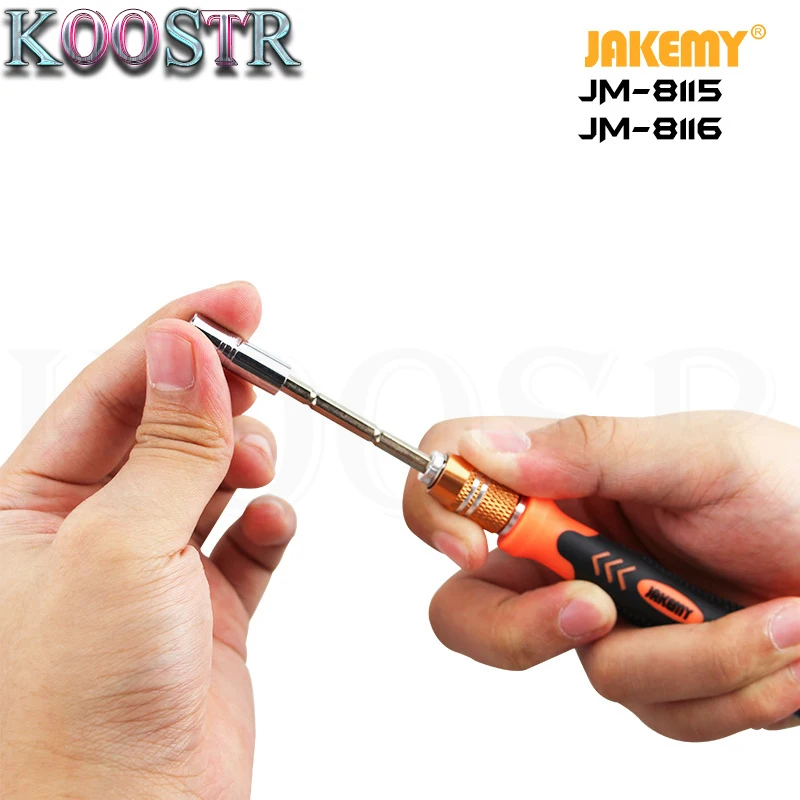 Jakemy JM-8115 Набор прецизионных отверток с шестигранной крестообразной головкой отвертки для ремонта телефонов apple iphone samsung