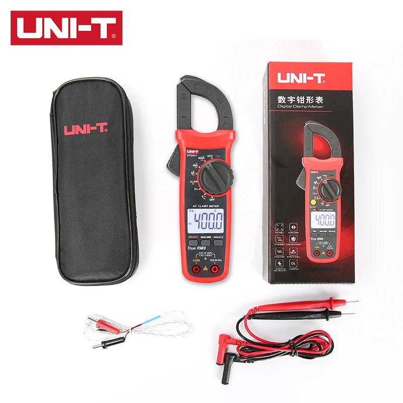 Цифровой измеритель зажим UNI T UT201 +/UT202 +/UT202A +/UT203 +/UT204 + 400 600A высокая точность