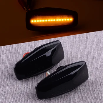 

CITALL Pair 12V Car Dynamic LED Side Marker Repeater Indicator Turn Signal Light Lamp Fit for Hyundai i10 Getz Kia Sedona