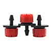 Red Automatic Garden Dripper Micro Drip Irrigation Watering Anti-clogging Emitter Garden Supplies for 4/7mm Hose 300 Pcs