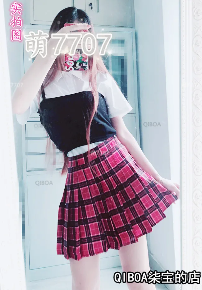 Kpop Черный Розовый корейский сексуальный сценический шоу короткая футболка и юбка комплект из двух предметов женские летние милые топы и юбка комплект из 2 предметов - Цвет: 2