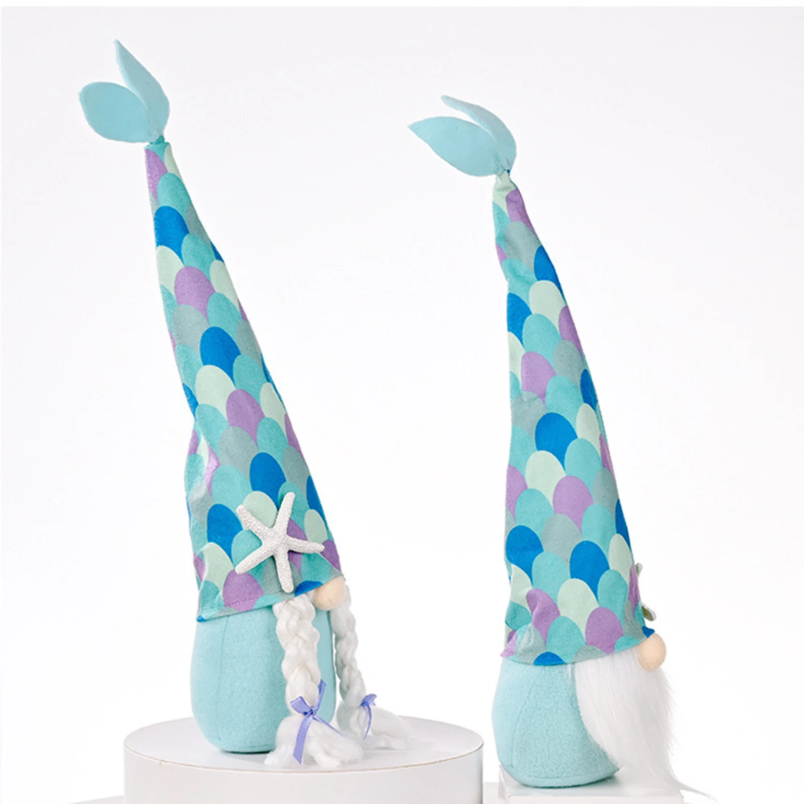 Seri Laut Topi Ekor Ikan Boneka Gnome 