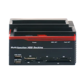 

2.5inch 3.5inch IDE Port ABS External Box Hard Drive Enclosure Backup Function USB 2.0 To SATA Station Portable High Speed