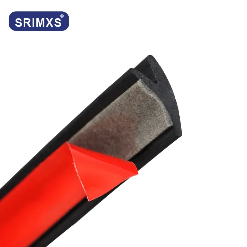  Universal Car V Shape Rubber Seal Weather Strip Hollow Glass Window Edge Moulding Trim Decorate Wea