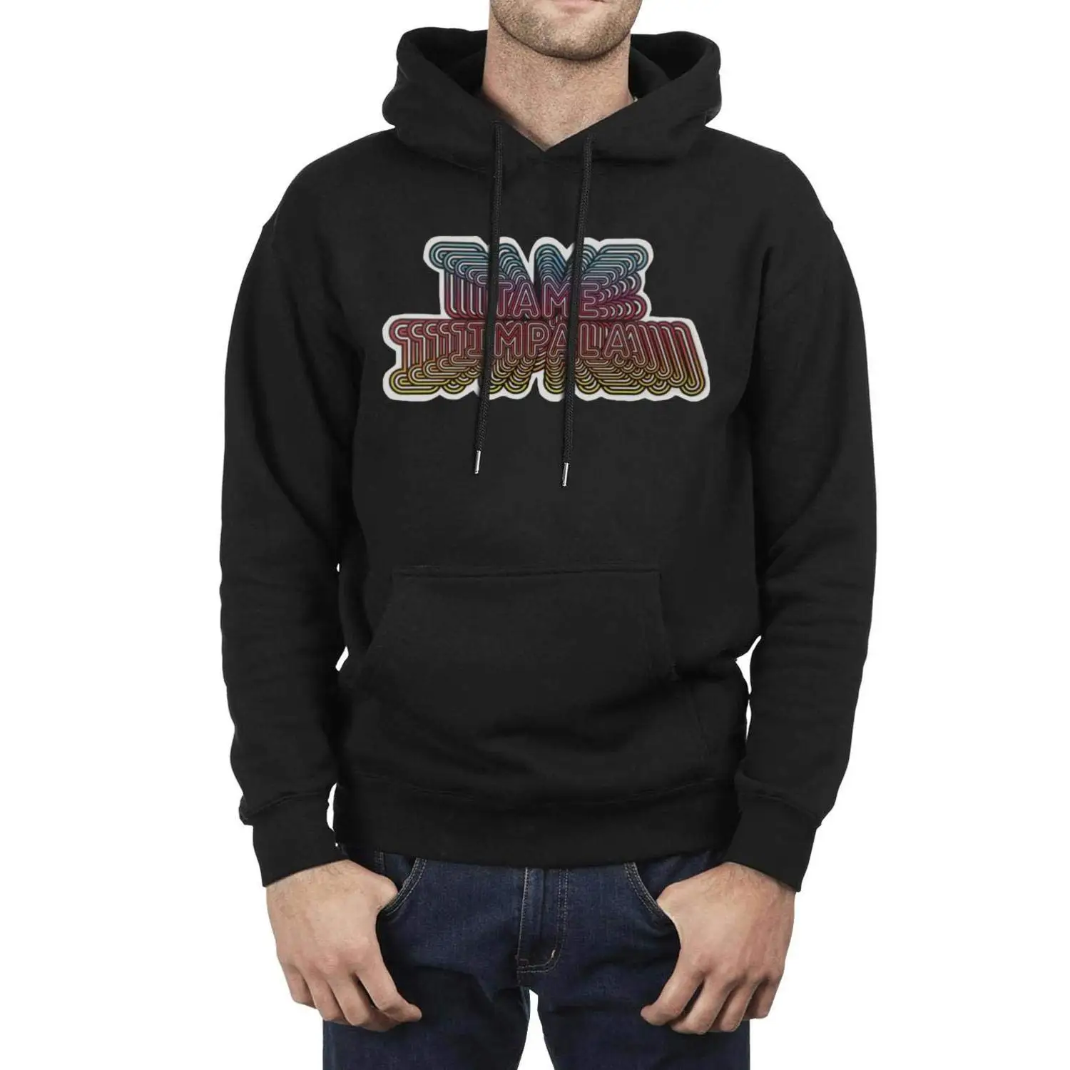 TSDFCMan флисовая толстовка Tame-Impala-Decal-для мужчин |