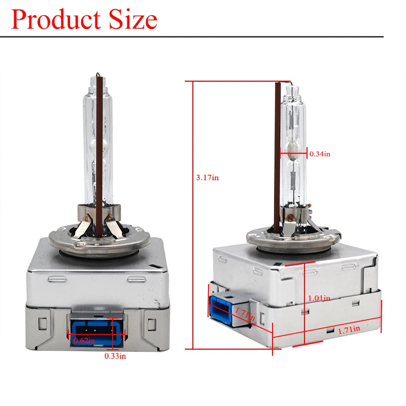 HIDLT Premium Original 35W-55W Super Fast Bright D8S HID Xenon Bulb Lamp 12V Car Light Xenon D8S 5500K HID Replacement Bulb (2)