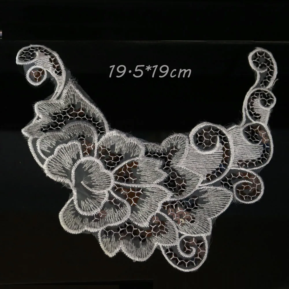 

DIY fashion flower lace appliques Patches for clothing Embroidery lace patches for bags decorative parches applique