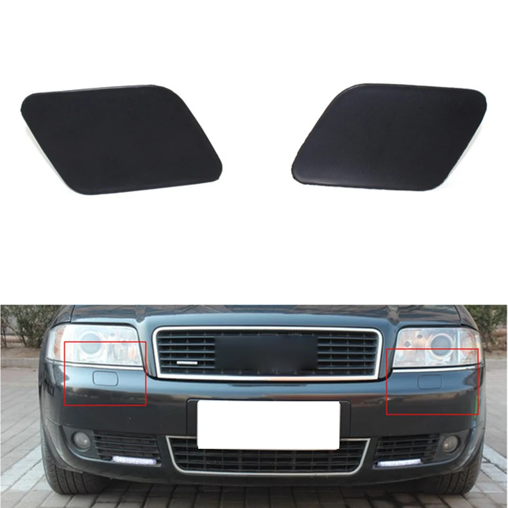 1 пара насадок омывателя фар сменная Крышка для 2002 2005 Audi A6 C5 4B0955276D 4B0955275D|Корпус| |