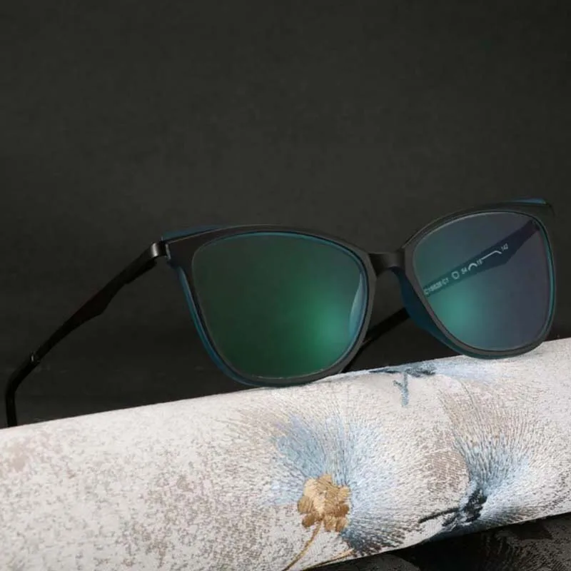 

Умные очки для чтения, меняющие цвет, из высококачественного металла, для мужчин и женщин, очки для чтения с защитой от излучения