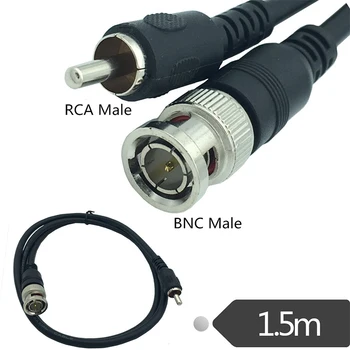 

1.5M BNC Cable Male To Male Adapter Cables BNC to RCA Lotus Q9 Head Video Cable SDI Surveillance Camera Coaxial Video Cable