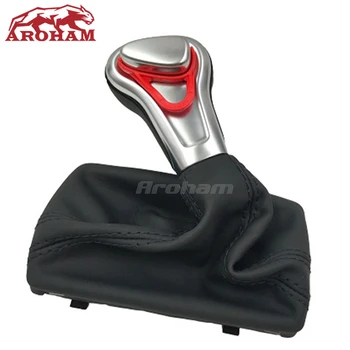 

New Brand 8KD 713 139 B LHD Chrome Gear Shift Knob Black Leather Gaiter Boot AT LHD Only For Audi A4 B8 A5 Q5 2009-2016