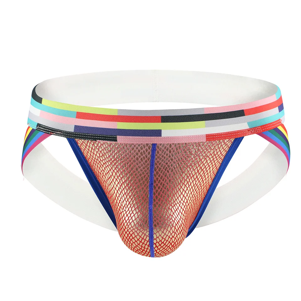 

Soutong Male Underwear Jockstrap String Homme Mens Thong And G Strings Low Rise Solid Color Sexy Gay Underwear