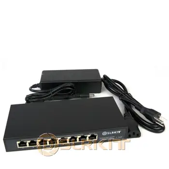 DSLRKIT 모든 기가비트 패시브 PoE 스위치 인젝터, 8 포트, 120W UAP AC 라이트 LR, 24V