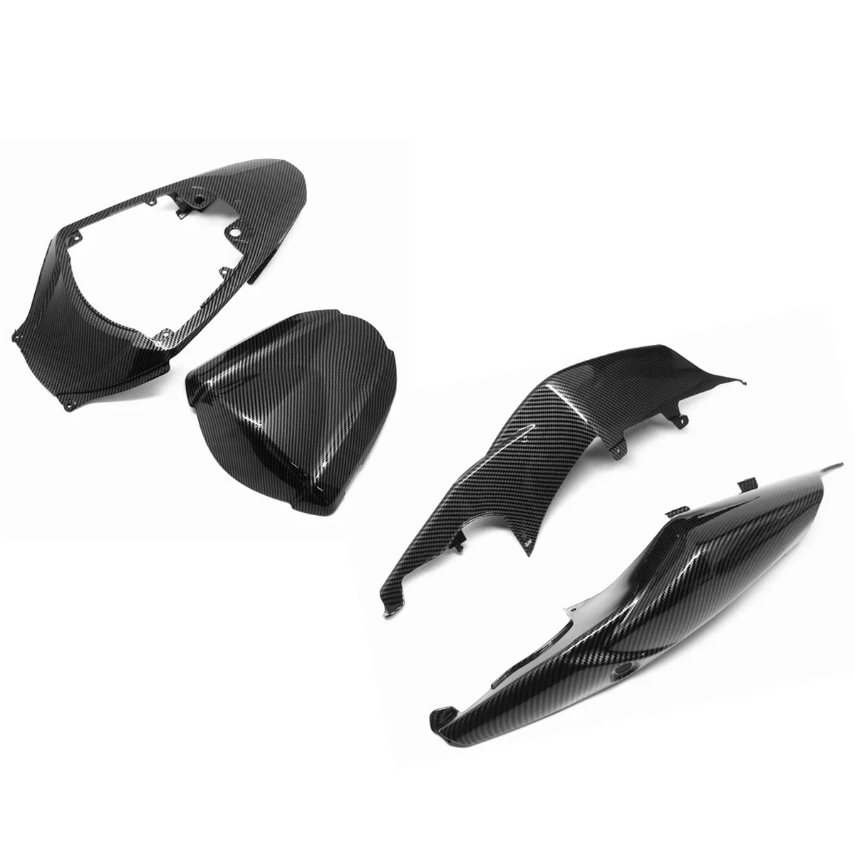 

Carbon Fiber Pattern Rear Side Tail Seat Fairing Set for Suzuki GSX-R 1000 2007 2008