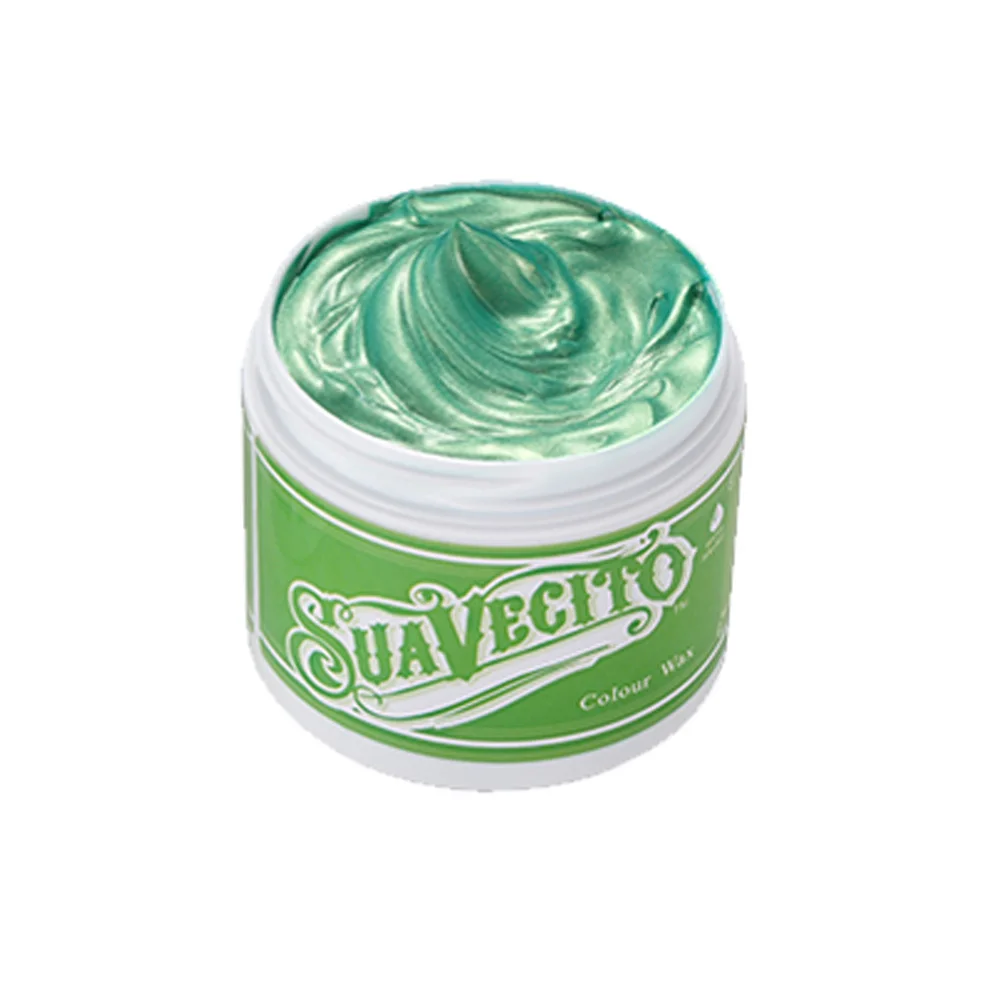 Green DIY Hair Wax Color Cream Temporary Hair Dye Wax Grandma Ash Color Dye Cream One Time White Gray Silver Paint Wax For Hair - Цвет: Green