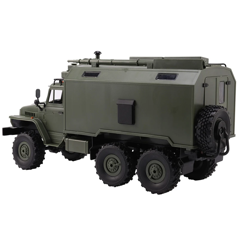 Wpl B36 Ural 1/16 2.4G 6Wd Rc Car Truck Rock Crawler Command Communication Vehicle Rtr Toy Auto Army Trucks