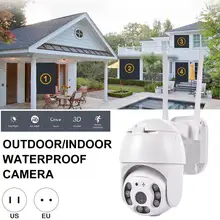 1080P 8LED полный Цвет дневной и ночной режимы света 360 градусов вращающийся беспроводная уличная камера IP66 Водонепроницаемый 2,5 дюймов шаровой свод IP Камера