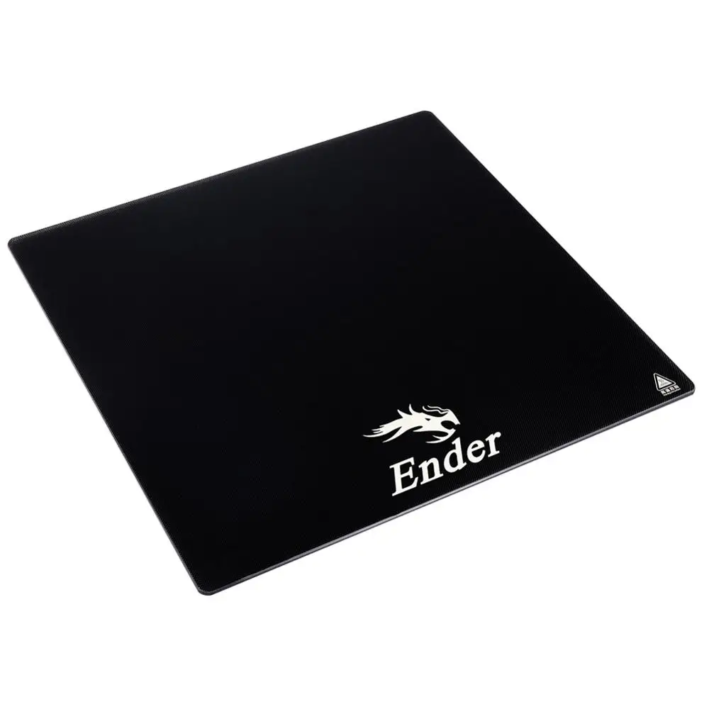CREALITY 3D Ender 5 PLUS, закаленное стекло для сборки, печать, 3d принтер, тепловое Силиконовое стекло, сборка, платформенная платформа 370*377*3 мм
