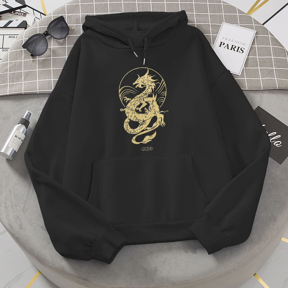 

Dragon Print Sweatshirt for Women Vintage Hoodie Cute Hip Hop Kawaii Harajuku Oversized Hoodies Womens Tops Clothes Streetwear