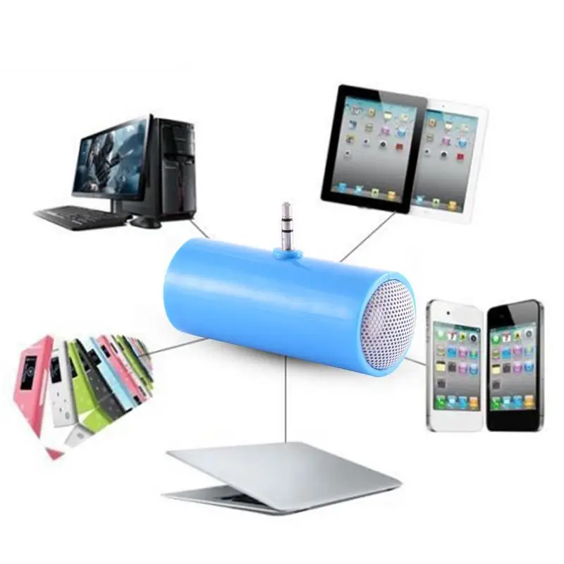 

Hot Sale Portable 3.5mm Jack Direct Insert Stereo Mini Speaker MP3 Music Player Amplifier Loudspeaker for Mobile Phone&Tablet PC