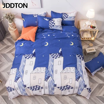 

JDDTON 2020 New Cartoon Style Bedding Set Fashion Classic Duvet Cover Pillowcase Bed Sheet Twin Full Queen Super King Size BE157