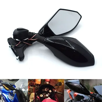 

Universal Motorcycle LED Turn Rear View Side Wing Mirrors Signal Light FOR Honda CB400 CB500F CB500X CB599 CB600 CB600F CB650F