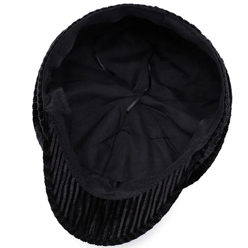 SHALUOTAOTAO Тренд Осень Зима термо Snapback кепка газетчика для женщин Складная Мода Элегантные дамы бренды восьмиугольная кепка