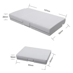 12Grid/ 24Grid Watercolor Palette Empty Palette Painting Paint Tray White Box For Watercolor Oil Acrylic Paints