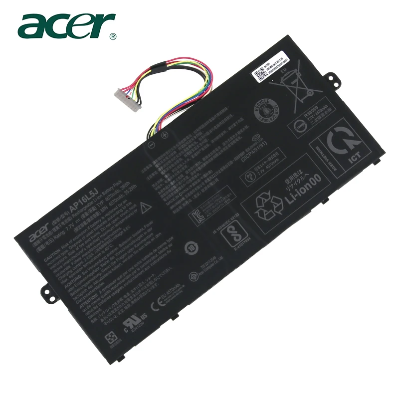 Аккумулятор для ноутбука acer SF514-52T-83U3 SF514-52T-86W1 спин 1 SP111-32N SF514-52T-5847 AP16L5J 2ICP4/91/91